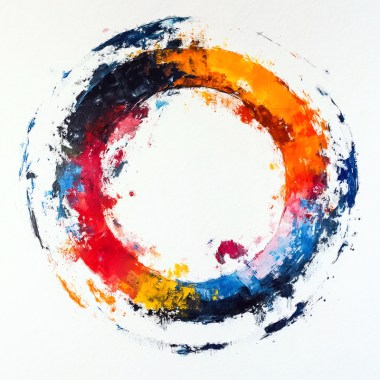 Abstract circle in circle